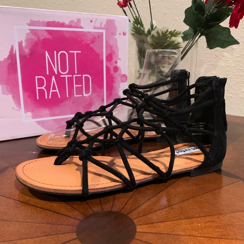 Not rated Strappy Sandals! NIB! - Picture 1 of 7